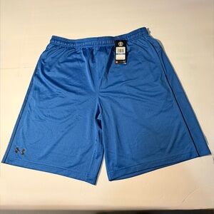 Under Armour HeatGear Blue Athletic Shorts Mens XL Loose Fit NWT